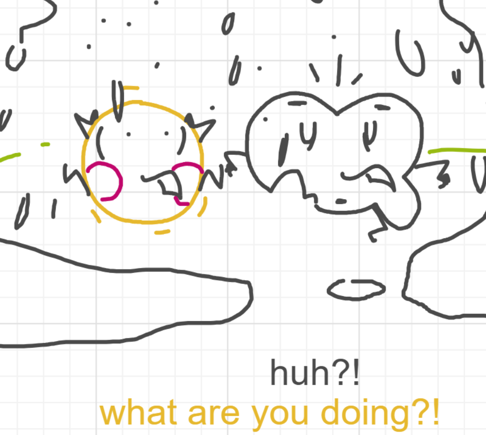 A panel from I've Been Everywhere, Man, episode nine of the Board Boards object show by Furretwalk/WalkingFurret.